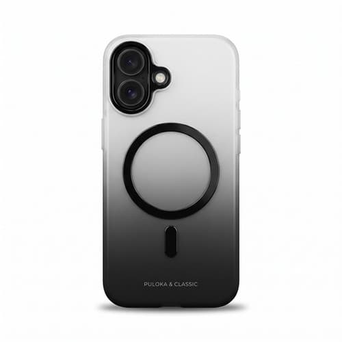 Black Puloka Frost MagSafe Case – iPhone 17