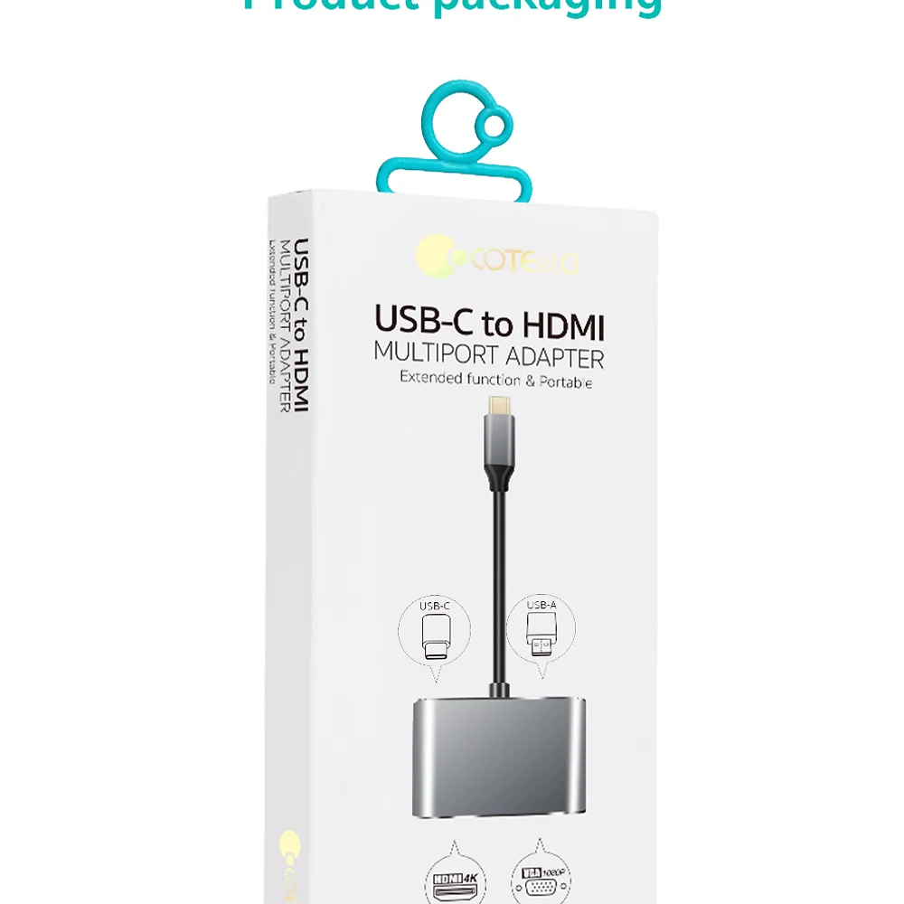 USB-C to HDMI Multiport Adapter Original COTEetCI