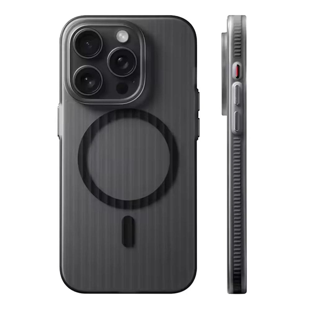 Black Matte Stripe Acrilyc MagSafe